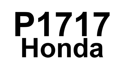 DTC P1717 Honda - Definição em inglês: Open in Transmission Range Switch ATPRVS Switch Circuit Definição em Português: Circuito do Interruptor de Faixa de Transmissão - Abertura no Circuito do Interruptor ATPRVS