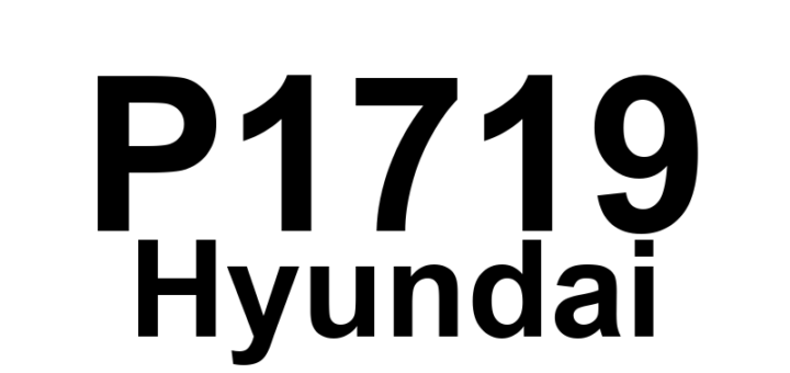 DTC P1719 Hyundai - Definição em inglês: Steering Wheel Angle Sensor N-Input Signal Definição em Português: Sensor de Ângulo do Volante - Sinal de Entrada N