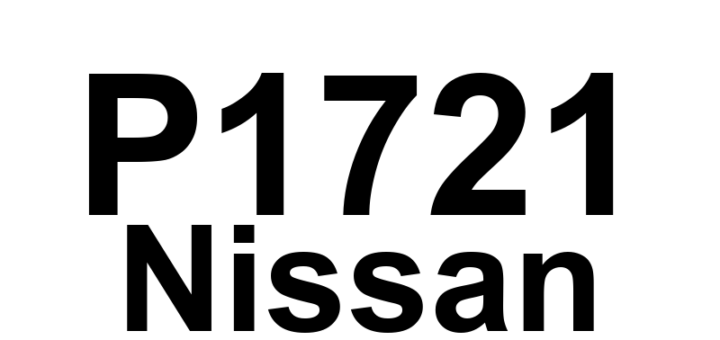 DTC P1721 Nissan - Definição em inglês: Vehicle Speed Signal Definição em Português: Sinal de Velocidade do Veículo