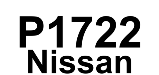 DTC P1722 Nissan - Definição em inglês: Vehicle Speed Signal Circuit Definição em Português: Circuito do Sinal de Velocidade do Veículo - Problema Detectado