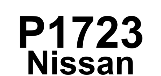 DTC P1723 Nissan - Definição em inglês: CVT Speed Sensor Circuit Definição em Português: Circuito do Sensor de Velocidade da CVT