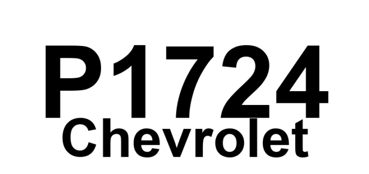 DTC P1724 Chevrolet - Definição em inglês: Solenoid “B” Control Clutch Stuck On Definição em Português: Eletroválvula "B" de controle da embreagem - Travada ligada