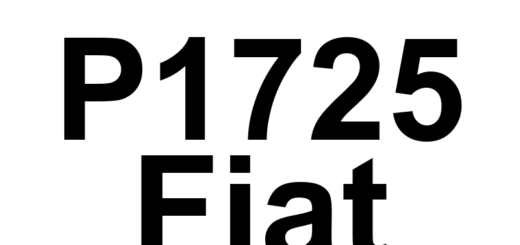 DTC P1725 Fiat - Definição em inglês: Transmission Range Sensor C Circuit Low Definição em Português: Sensor de Alcance da Transmissão C - Circuito Baixo