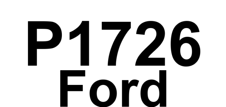 DTC P1726 Ford - Definição em inglês: Insufficient Engine Speed Decrease During Self Test Definição em Português: Diminuição Insuficiente da Velocidade do Motor Durante Auto-Teste.