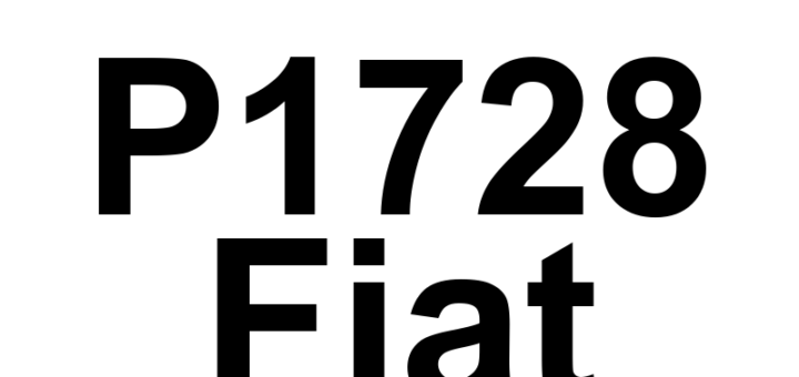 DTC P1728 Fiat - Definição em inglês: Transmission Range Sensor D Circuit High Definição em Português: Sensor da Faixa de Transmissão - Circuito D Alto