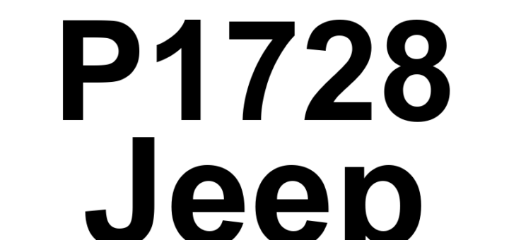 DTC P1728 Jeep - Definição em inglês: Transmission Range Sensor D Circuit High Definição em Português: Sensor de Alcance da Transmissão - Circuito D com Tensão Alta