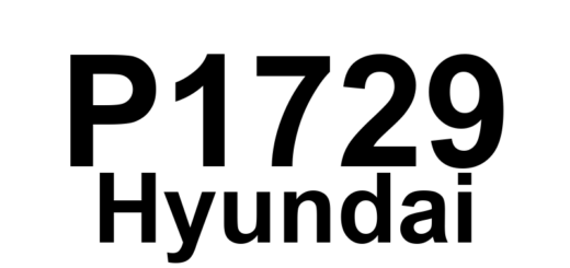 DTC P1729 Hyundai - Definição em inglês: EMC-Short to Ground Definição em Português: EMC - Curto para o Terra
