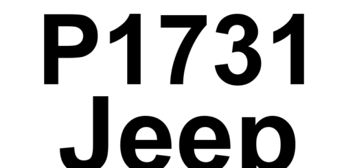 DTC P1731 Jeep - Definição em inglês: Incorrect Gear Engaged Definição em Português: Marcha Incorreta Engatada