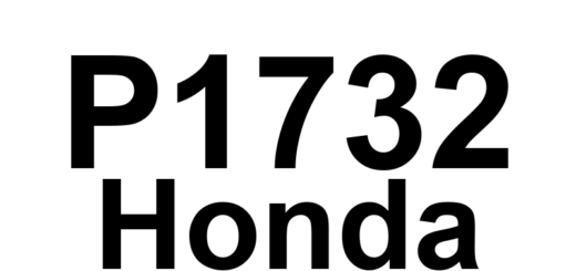 DTC P1732 Honda - Definição em inglês: Problem in Shift Control System: Shift Solenoid B or C Stuck ON Definição em Português: Problema no Sistema de Controle de Troca de Marchas: Solenoide de Troca B ou C Travado na Posição LIGADO.