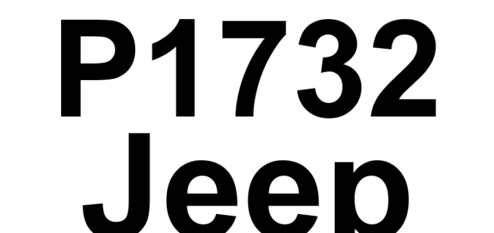 DTC P1732 Jeep - Definição em inglês: Throttle Actuator Control Motor Circuit Low - Positive Side Definição em Português: Circuito do Motor de Controle do Atuador do Acelerador - Lado Positivo com Baixa Tensão