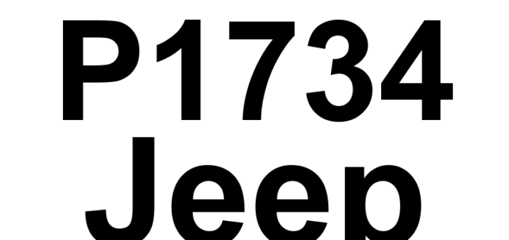 DTC P1734 Jeep - Definição em inglês: Throttle Actuator Control Motor Circuit Low - Negative Side Definição em Português: Circuito do Motor de Controle do Atuador do Acelerador - Baixa Tensão no Lado Negativo