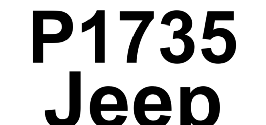 DTC P1735 Jeep - Definição em inglês: Throttle Actuator Control Motor Circuit High - Negative Side Definição em Português: Circuito do Motor do Controle do Atuador do Acelerador - Alta Tensão no Lado Negativo