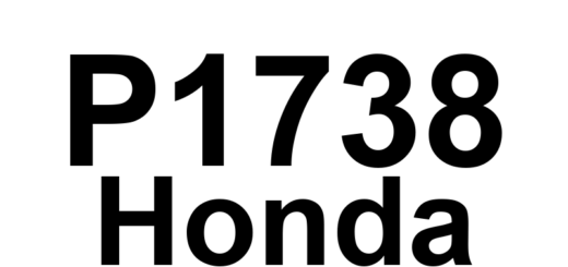 DTC P1738 Honda - Definição em inglês: TCM A/T 2nd Pressure Switch Circuit Malfunction Definição em Português: Circuito do Interruptor de Pressão da 2ª Marcha da TCM - Funcionamento Incorreto
