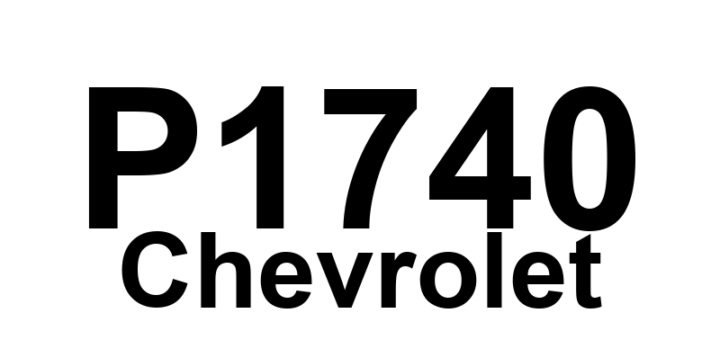 DTC P1740 Chevrolet - Definição em inglês: Cruise Control Overdrive Cut Control Circuit Malfunction Definição em Português: Circuito de Controle do Desativador de Overdrive do Controle de Cruzeiro - Mau Funcionamento