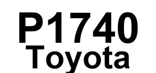 DTC P1740 Toyota - Definição em inglês: Front Left Speed Sensor Malfunction Definição em Português: Sensor de Velocidade Dianteiro Esquerdo - Mau Funcionamento