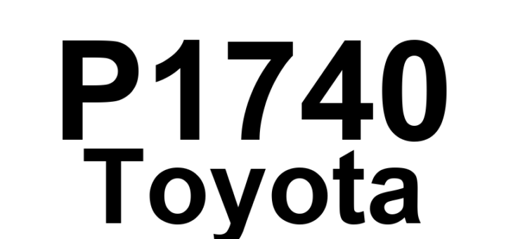 DTC P1740 Toyota - Definição em inglês: Front Left Speed Sensor Malfunction Definição em Português: Sensor de Velocidade Dianteiro Esquerdo - Mau Funcionamento