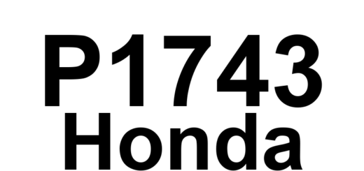 DTC P1743 Honda - Definição em inglês: Problem in Shift Control System; Shift Valve E Stuck OFF Definição em Português: Problema no sistema de controle de troca; Válvula de Troca E Travada em DESLIGADO.