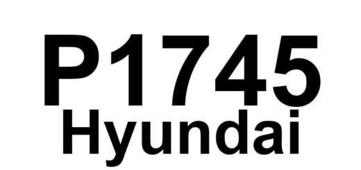DTC P1745 Hyundai - Definição em inglês: Invalid part number Definição em Português: Número da peça - Inválido