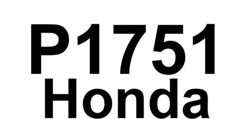 DTC P1751 Honda - Definição em inglês: TCM A/T System Mechanical Malfunction Definição em Português: Módulo de Controle da Transmissão (TCM) - Mau Funcionamento Mecânico do Sistema da Transmissão Automática
