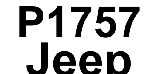 DTC P1757 Jeep - Definição em inglês: A/T Governor Pressure Above 3 PSI In Gear At 0 MPH Definição em Português: Pressão do Governador A/T - Acima de 3 PSI Engatado a 0 MPH