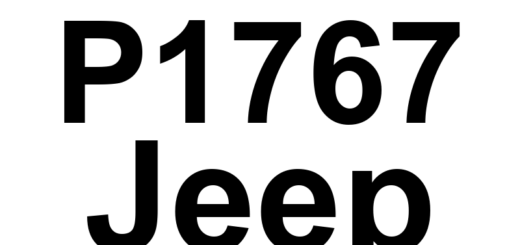 DTC P1767 Jeep - Definição em inglês: A/T Transmission Relay Circuit Malfunction Definição em Português: Circuito do Relé da Transmissão Automática - Mau Funcionamento