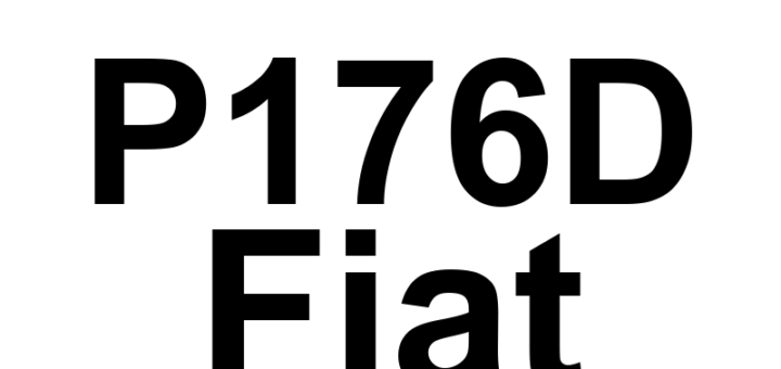 DTC P176D Fiat - Definição em inglês: Transmission Fluid Temperature Too High Definição em Português: Temperatura do Fluido da Transmissão - Muito Alta
