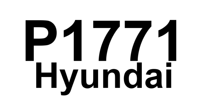 DTC P1771 Hyundai - Definição em inglês: Plate and oil temp thresholds exceeded (SHUT DOWN) Definição em Português: Temperatura da placa e do óleo - Limites excedidos (DESLIGAMENTO)