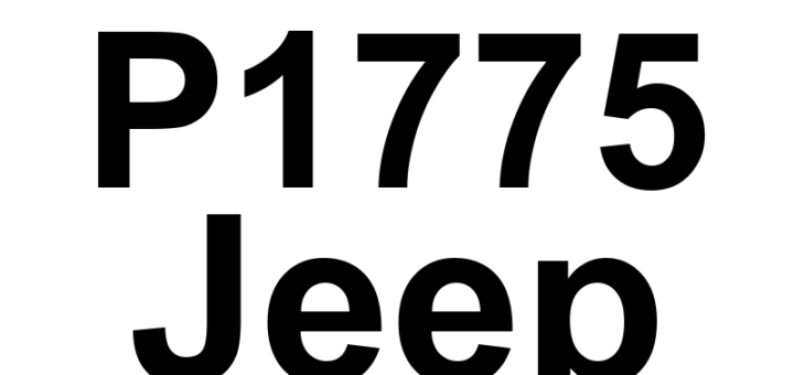 DTC P1775 Jeep - Definição em inglês: A/T Solenoid Switch Latched In TCC Position Definição em Português: Interruptor Solenoide da Transmissão Automática - Travado na Posição TCC