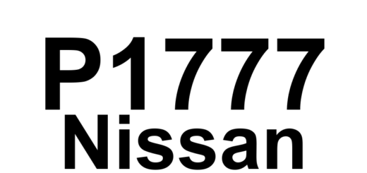 DTC P1777 Nissan - Definição em inglês: Step Motor Circuit Definição em Português: Circuito do Motor de Passo - Problema Detectado