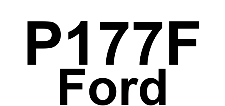 DTC P177F Ford - Definição em inglês: Unable To Fully Engage Neutral Definição em Português: Impossível Engatar Completamente o Neutro.