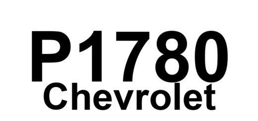 DTC P1780 Chevrolet - Definição em inglês: Park Neutral Position Switch Circuit Malfunction Definição em Português: Circuito do Interruptor da Posição de Estacionamento/Neutro - Mau Funcionamento