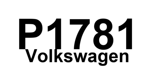 DTC P1781 Volkswagen - Definição em inglês: Engine Torque Reduction Open/Short to Ground Definição em Português: Redução de Torque do Motor - Circuito Aberto/Curto para o Terra