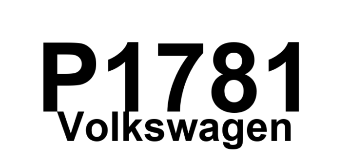 DTC P1781 Volkswagen - Definição em inglês: Engine Torque Reduction Open/Short to Ground Definição em Português: Redução de Torque do Motor - Circuito Aberto/Curto para o Terra