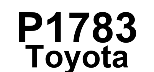 DTC P1783 Toyota - Definição em inglês: Transfer Neutral Switch Malfunction Definição em Português: Interruptor Neutro de Transferência - Mau Funcionamento.