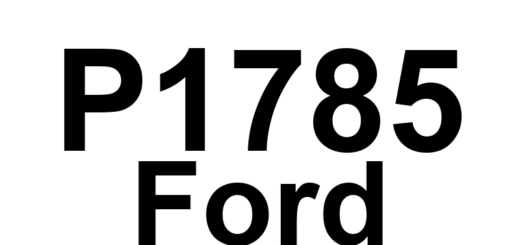 DTC P1785 Ford - Definição em inglês: Transmission System First Or Second Gear Malfunction Definição em Português: Sistema de Transmissão - Mau Funcionamento na Primeira ou Segunda Marcha