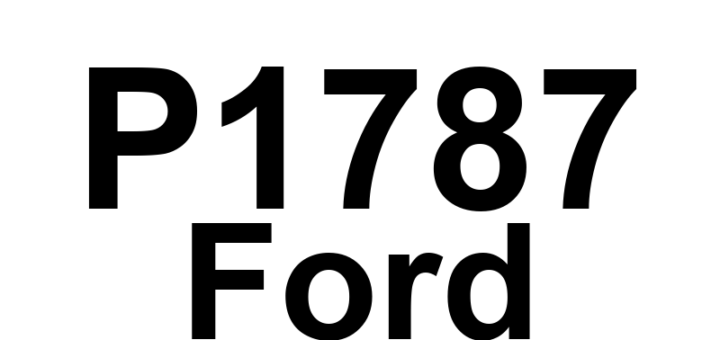 DTC P1787 Ford - Definição em inglês: Transmission System Third Or Fourth Gear Malfunction Definição em Português: Sistema de transmissão - Mau funcionamento da terceira ou quarta marcha