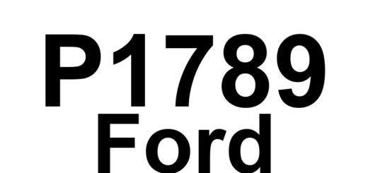 DTC P1789 Ford - Definição em inglês: 3-2 Timing/Coast Clutch Solenoid Signal Low Input Definição em Português: Sinal do Solenoide da Embreagem de Retenção 3-2 - Entrada Baixa