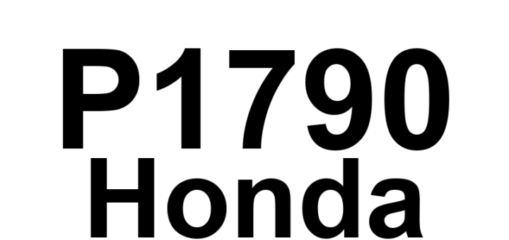 DTC P1790 Honda - Definição em inglês: TCM A/T Throttle Position Sensor Circuit Malfunction Definição em Português: Circuito do Sensor de Posição do Acelerador da TCM/Transmissão Automática - Mau Funcionamento