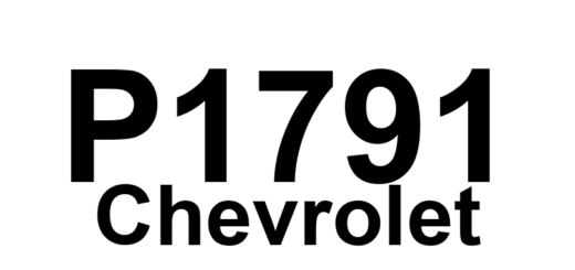 DTC P1791 Chevrolet - Definição em inglês: Throttle/Pedal Position Signal Definição em Português: Sinal de Posição do Acelerador/Pedal.
