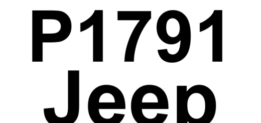DTC P1791 Jeep - Definição em inglês: A/T Loss Of Prime Malfunction Definição em Português: (Malfuncionamento - Perda de Pressão na Transmissão Automática)