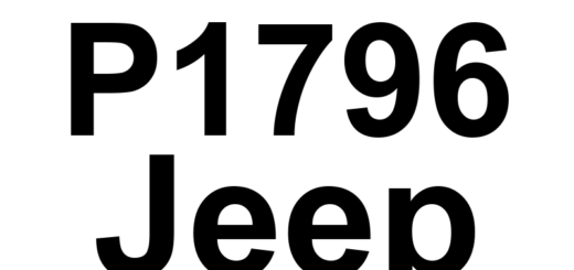 DTC P1796 Jeep - Definição em inglês: A/T Additional AutoStick Input Circuit Malfunction Definição em Português: Circuito de Entrada Adicional do AutoStick da Transmissão Automática - Mau Funcionamento