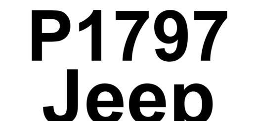 DTC P1797 Jeep - Definição em inglês: A/T Manual Shift Overheat Malfunction Definição em Português: Sobreaquecimento no Controle Manual de Troca da Transmissão Automática - Mau Funcionamento