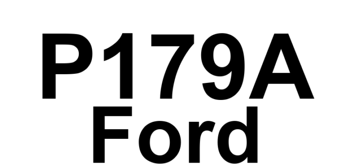 DTC P179A Ford - Definição em inglês: Controller Area Network (CAN) Engine Control Module (ECM)/Turbocharger Boost Control A Actuator Circuit Malfunction Definição em Português: Rede de Área do Controlador (CAN) - Mau funcionamento no circuito do Módulo de Controle do Motor (ECM)/Atuador de Controle de Pressão do Turbo A