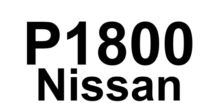 DTC P1800 Nissan - Definição em inglês: VIAS Control Solenoid Valve Circuit Malfunction Definição em Português: Válvula Solenoide de Controle VIAS - Mau Funcionamento do Circuito