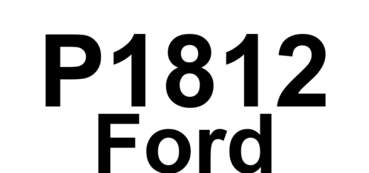 DTC P1812 Ford - Definição em inglês: 4x4 Mode Select Circuit Failure Definição em Português: Circuito de Seleção do Modo 4x4 - Falha Detectada