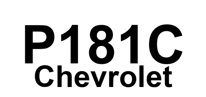 DTC P181C Chevrolet - Definição em inglês: Internal Mode Switch 2 R1 Circuit Low Voltage Definição em Português: Chave Interna de Modo 2 R1 - Tensão Baixa no Circuito