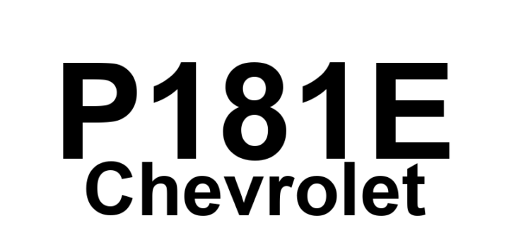 DTC P181E Chevrolet - Definição em inglês: Internal Mode Switch 2 R2 Circuit Low Voltage Definição em Português: Interruptor de Modo Interno 2 R2 - Tensão Baixa no Circuito