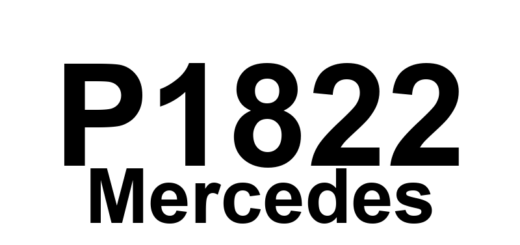 DTC P1822 Mercedes - Definição em inglês: kickdown switch (S16/6) error Definição em Português: Interruptor de kickdown (S16/6) - Erro detectado