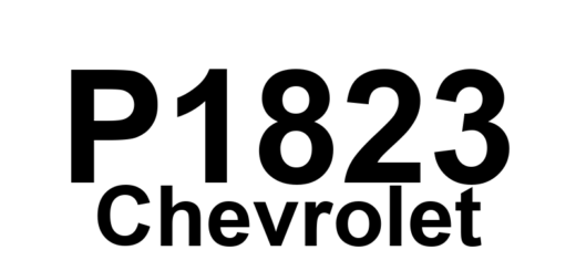 DTC P1823 Chevrolet - Definição em inglês: Internal Mode Switch 'P' Circuit Low Input Definição em Português: Comutador de Modo Interno 'P' - Entrada Baixa no Circuito