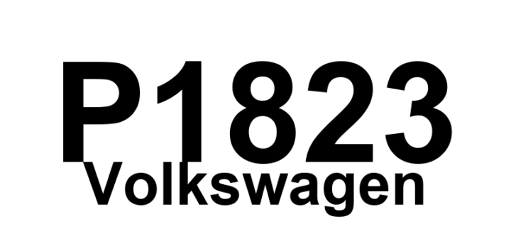 DTC P1823 Volkswagen - Definição em inglês: Pressure Control Solenoid 3 Electrical Definição em Português: Solenoide de Controle de Pressão 3 - Problema Elétrico